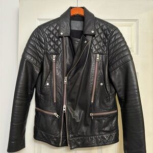 All Saints: Powell Biker Motorcycle Jacket